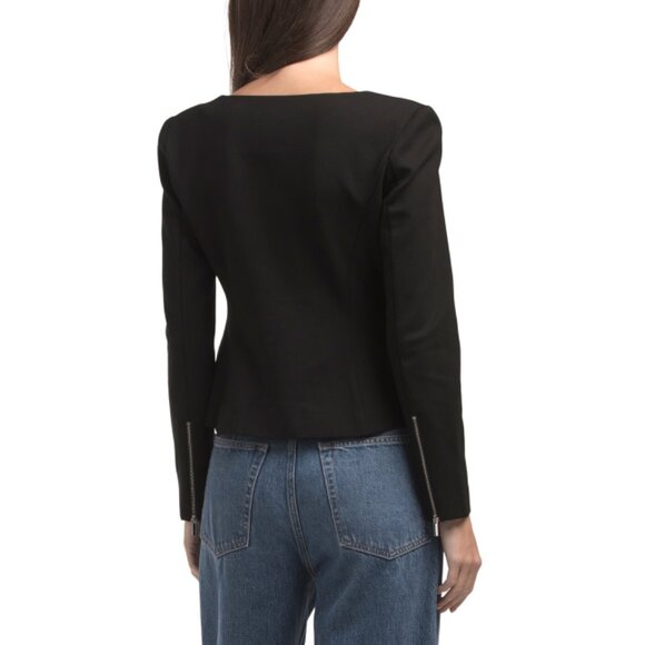 TOCCIN Jet Koda Zip Front Long Sleeve Top - Picture 2 of 2